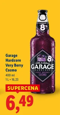 Piwo Garage Hardcore Very Berry Cosmo promocja w Lidl