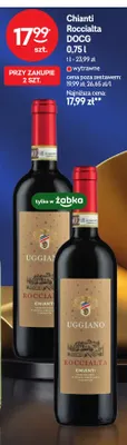 Wino czerwone Chianti Roccialta DOCG promocja w Żabka