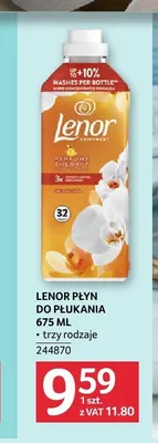 Płyn do płukania tkanin Lenor Perfume Therapy Enjoyment promocja w Selgros