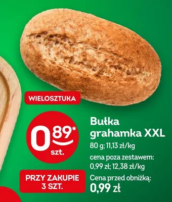 Bułka grahamka XXL promocja w Żabka