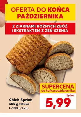 Chleb Sprint promocja w Kaufland