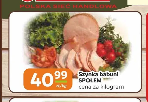 Szynka babuni Społem promocja w Społem Częstochowa