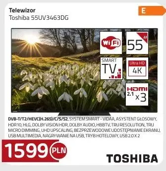 Telewizor Toshiba 55UV3463DG promocja w kakto.pl