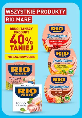 Tuńczyk Tonno al Naturale Rio Mare promocja w Aldi