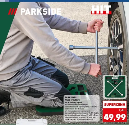 Klucz krzyżowy do wymiany opon PARKSIDE promocja w Kaufland