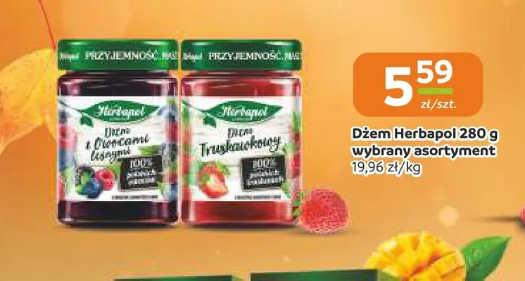 Dżem truskawkowy Herbapol promocja w Społem Częstochowa
