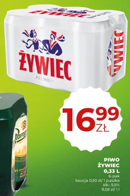 Piwo Żywiec Premium 6-pak 330ml promocja w Duży Ben