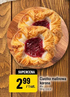 Ciastko malinowa korona promocja w POLOmarket