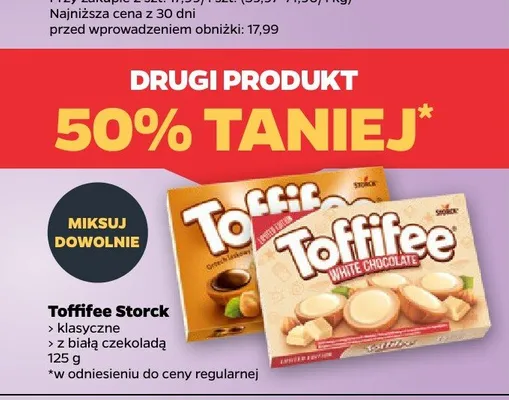 Toffifee z białą czekoladą Storck promocja w Netto
