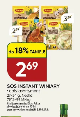 Sos instant Winiary promocja w Chata Polska