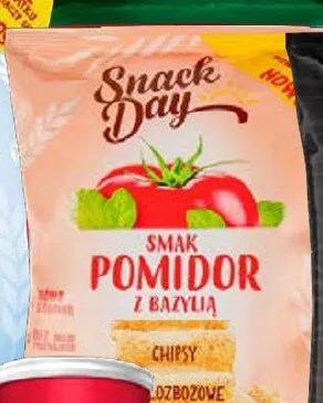 Chipsy wielozbożowe Snack Day smak pomidor z bazylią promocja w Lidl