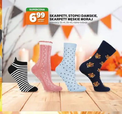 Skarpety damskie Moraj promocja w Stokrotka