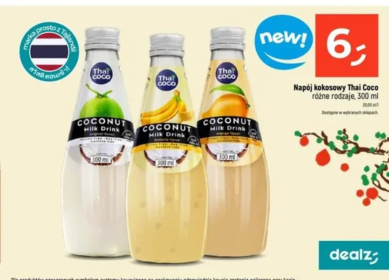 Napój kokosowy Thai Coco Mango promocja w Dealz