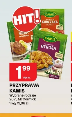 Przyprawa do mięsa mielonego Kamis promocja w Chorten