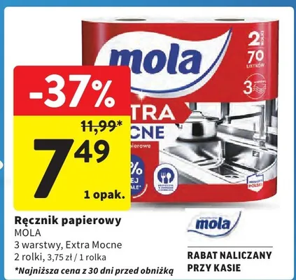 Ręcznik papierowy xl Carrefour promocja w Intermarche