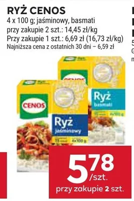 Ryż basmati Cenos promocja w Stokrotka