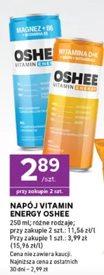 Napój gazowany Oshee Vitamin Energy Magnez + B6 promocja w Stokrotka