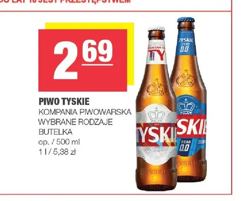 Piwo Tyskie promocja w SPAR