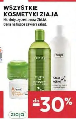 Wszystkie kosmetyki Ziaja promocja w Stokrotka