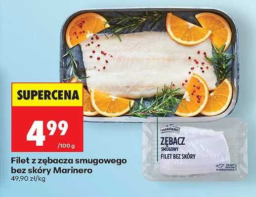 Filet z zębacza smugowego bez skóry Marinero promocja w Biedronka