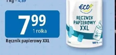 Ręcznik papierowy XXL Eco+ promocja w Leclerc