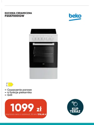 Kuchnia ceramiczna Beko promocja w Max Elektro