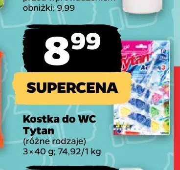 Kostka do WC Tytan promocja w Netto