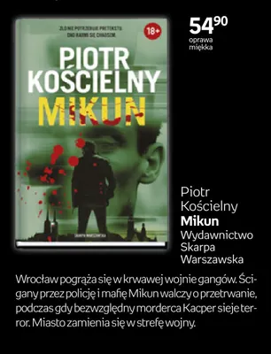 Książka Piotr Kościelny Mikun promocja w Empik