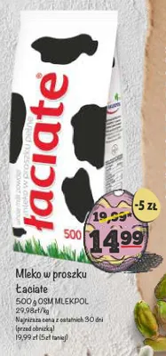 Mleko w proszku Łaciate promocja w Arhelan