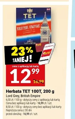 Herbata TET Lord Grey promocja w Twój Market