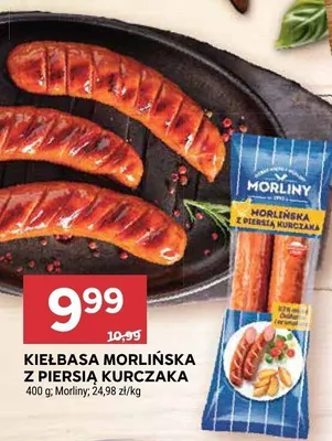 Kiełbasa Morlińska z piersią kurczaka Morliny promocja w Stokrotka