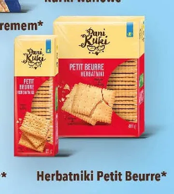 Herbatniki Petit Beurre Pani Kuki promocja w LEWIATAN