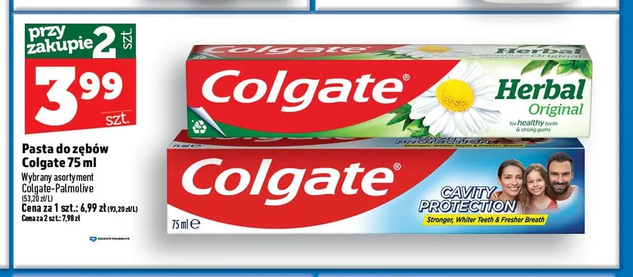 Pasta do zębów Colgate promocja w TOPAZ