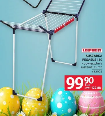 Suszarka Pegasus 150 Leifheit promocja w Selgros