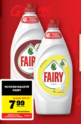 Płyn do naczyń Fairy cytryna promocja w Gram Market