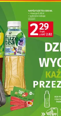 Napój Fuze Tea Green Tea bez cukru o smaku jagody i lawendy promocja w Selgros