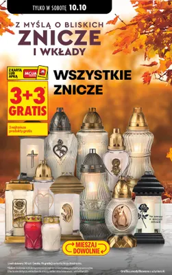 Znicze promocja w Biedronka