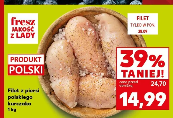 Filet z piersi polskiego kurczaka Fresz promocja w Kaufland