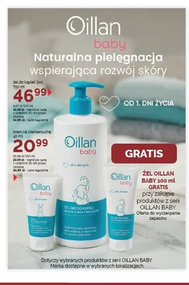 Kosmetyki Oillan baby promocja w Ziko Dermo