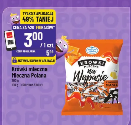 Krówki mleczna promocja w POLOmarket