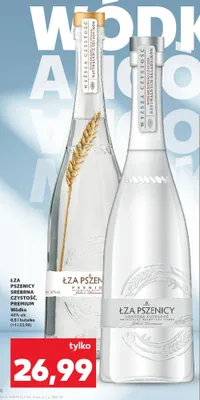 Wódka Łza Pszenicy Srebrna Czystość premium promocja w Kaufland