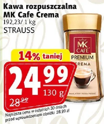 Kawa rozpuszczalna MK Cafe Crema promocja w Prim Market
