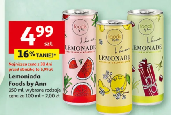 Lemoniada promocja w Auchan
