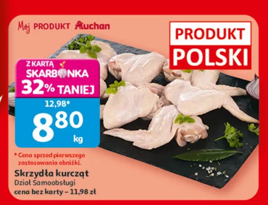 Skrzydła kurcząt Mój Produkt Auchan promocja w Auchan