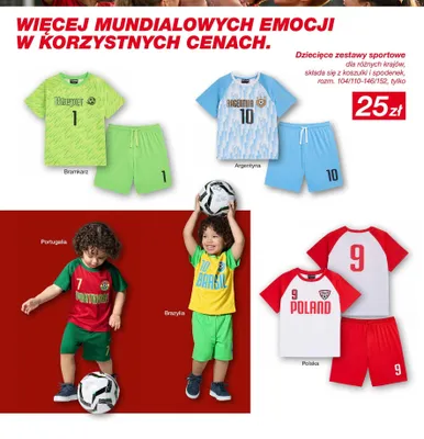 Dziecięce zestawy sportowe promocja w KiK