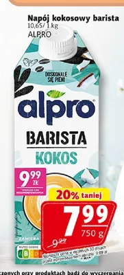 Napój kokosowy barista Alpro promocja w Prim Market
