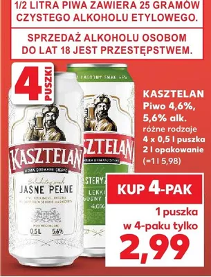 Piwo promocja w Kaufland