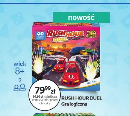 Gra logiczna Rush Hour Duel promocja w Empik