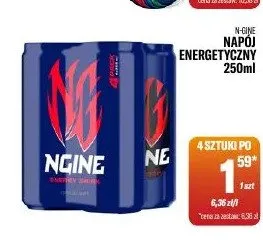 Napój energetyczny N-Gine promocja w Tomi Markt