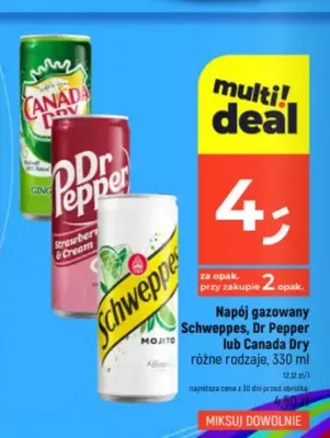 Napój gazowany Dr Pepper Strawberry & Cream promocja w Dealz